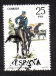 Stamps Spain -  Uniformes Militares
