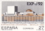 Stamps Spain -  Expo-92 pabellón de España (20)