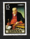 Stamps Spain -  El Organista Felíx López (Vicente López Portaña)