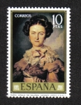 Stamps Spain -  María Amalia de Sajonia (Vicente López Portaña)