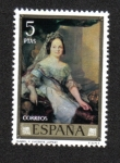 Sellos de Europa - Espaa -  Isabel II (Vicente López Portaña)