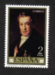 Stamps Spain -  autoretrato (Vicente López Potaña)
