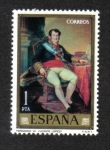 Stamps Spain -  Fernando VII (vicente López Portaña)