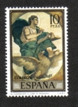 Stamps Spain -  El Evangelista Sn. Juan (Eduardo Rosales y Martín)