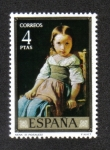 Stamps Spain -  Nena (Eduardo Rosales y Martín)