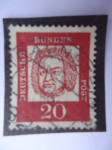 Stamps Germany -  Bach Fischer Von Reichenbach 1641-1699