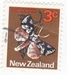 Stamps New Zealand -  mariposa