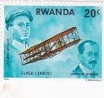 Stamps Rwanda -  pioneros de la aviación