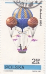Stamps Poland -  globo aerostático