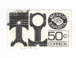 Stamps : America : Mexico :  México exporta: Partes automotrices