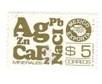 Stamps Mexico -  México exporta: Minerales
