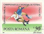 Stamps Romania -  MUNDIAL ITALIA´90. FASE FINAL, ITALIA-AUSTRIA. YVERT RO 3884