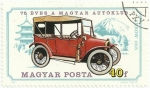 Stamps Hungary -  75 ANIVERSARIO DEL MAGYAR AUTOKLUB. PIERCE-ARROW 1915. YVERT HU 2425
