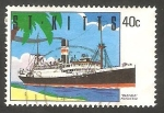 Sellos de America - San Cristobal -  717 - Barco Inanda