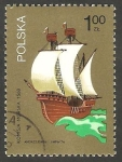 Stamps Poland -  2157 - Velero