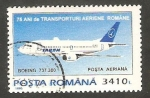 Stamps Romania -  322 - Avión Boeing 737.300