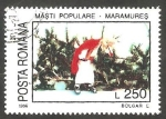 Stamps Romania -  4304 - Máscara popular Maramures