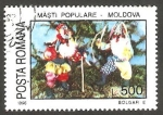 Stamps Romania -  4305 - Máscara popular Moldova