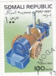 Stamps Somalia -  locomotora