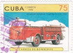 Stamps Cuba -  carro de bomberos