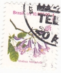 Sellos de America - Brasil -  flores- Tabebuta
