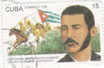 Sellos de America - Cuba -  centenario de la caída en combate del general José Maceo