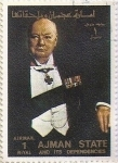 Stamps United Arab Emirates -  Winston Churchill