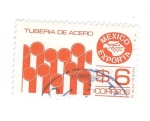 Stamps Mexico -  México exporta: Tuberias de acero