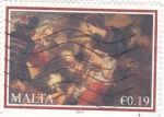 Sellos de Europa - Malta -  retrato navideño