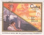 Sellos de America - Cuba -  día del sello
