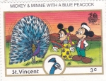 Sellos de America - San Vicente y las Granadinas -  Mickey y Minnie