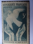 Stamps France -  Conference de Paris 1946 - Unesco