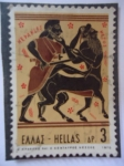 Stamps : Europe : Greece :  HellAs - Hercules mata al Centuro Nesso.