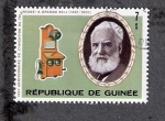 Stamps : Africa : Guinea :  Centenario de la invención del teléfono