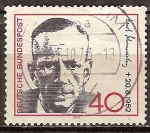 Stamps Germany -   20a Aniv muerte de Kurt Schumacher (político).