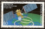 Stamps Germany -  La tecnología satelital europea, TV-SAT / TDF-1, 