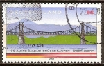 Sellos de Europa - Alemania -  100 años Salzachbrücke Running - Oberndorf.