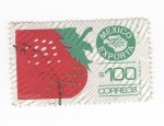 Stamps Mexico -  México exporta: Fresas