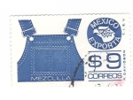 Sellos de America - Mxico -  México exporta: Mezclilla