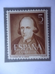 Stamps Spain -  Ed.1071 - Literatos- Calderón de la Barca.
