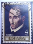 Stamps Spain -  Ed: 1969 - San Juan de Ribera - Pintura de Luis de Morales.