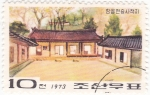 Sellos de Asia - Corea del norte -  casas típicas coreanas