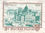 Stamps Hungary -  panorámica de Budapest 1972