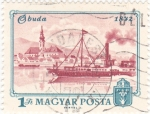 Stamps Hungary -  panorámica de Buda 1972