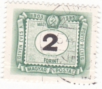 Stamps : Europe : Hungary :  cifra