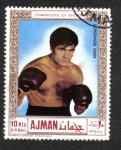 Stamps United Arab Emirates -  Ajman, Nino BenVenuti