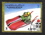 Stamps United Arab Emirates -  Ajman, Sapporo