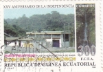 Sellos de Africa - Guinea Ecuatorial -  planta hidroeléctrica de Riaba