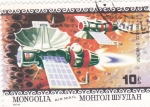 Stamps Mongolia -  aeronáutica- Venera-6