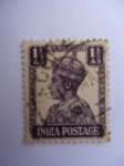 Stamps : Asia : India :  George VI - India Inglesa.